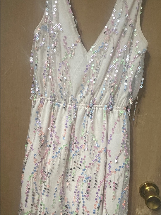 southern fried chics Dresses & Skirts - Women’s Sequin Tulle Party Dress - Blush Pink